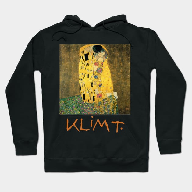 The Kiss by Gustav Klimt Hoodie by MasterpieceCafe